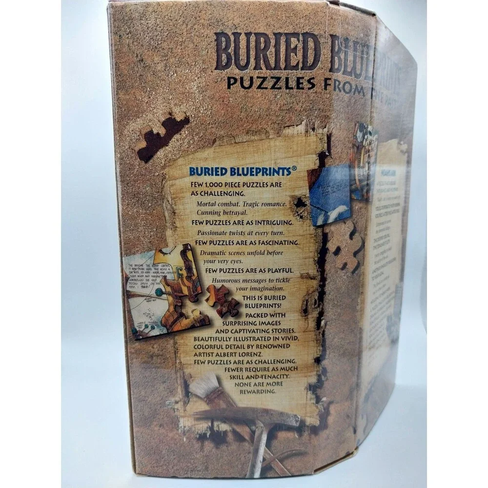 BePuzzled Buried Blueprint Puzzles From the Past Noah's Ark 1000 Piece